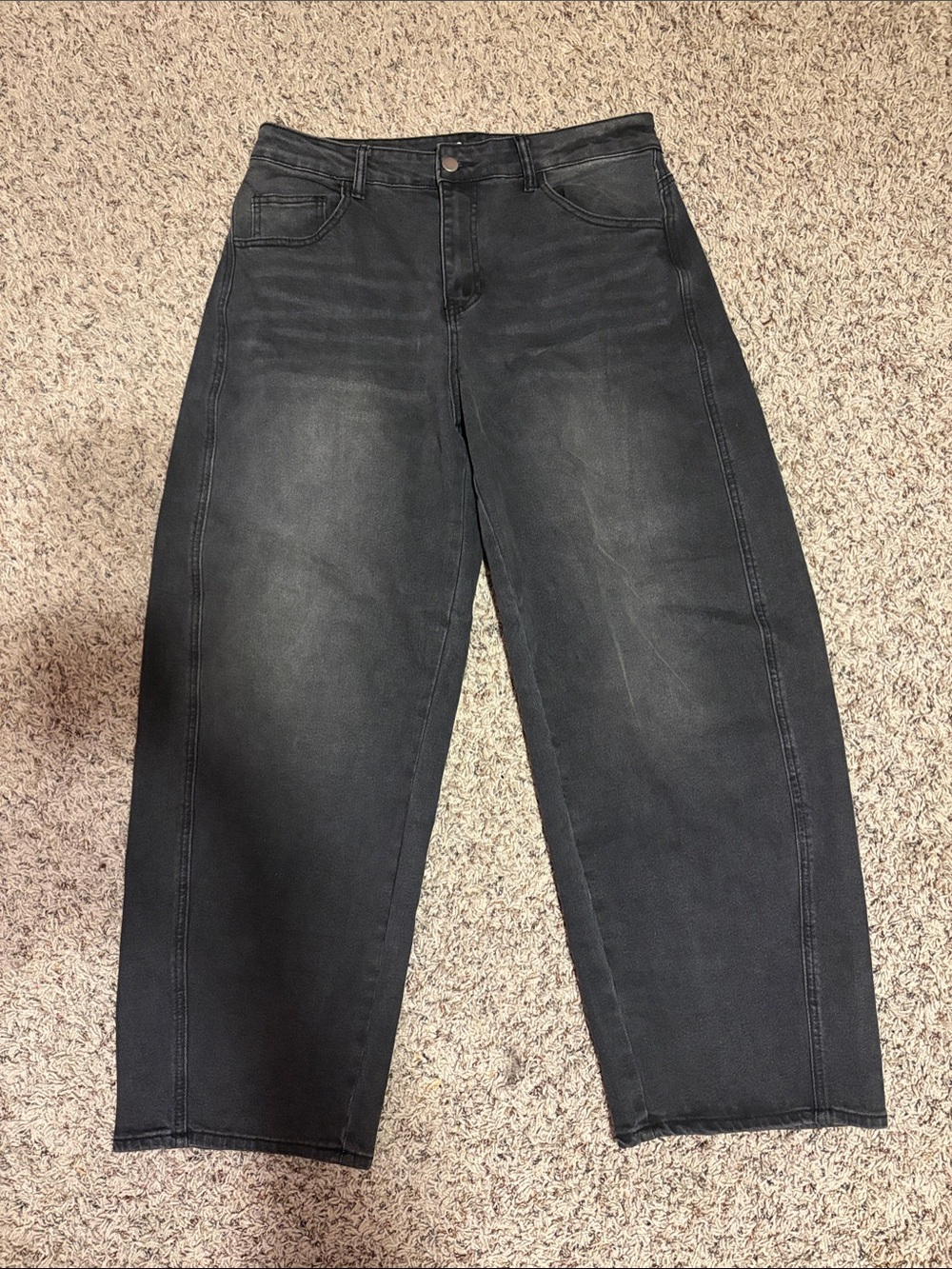 Barrel Jeans Black Sz 12